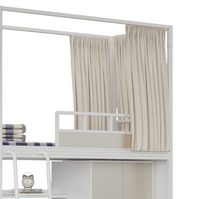 Beautiful and practical, with bed curtain and bed curtain frame single student apartment bed from Myidea Support customization