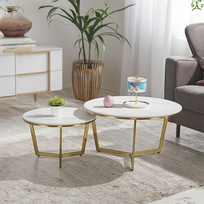 Contemporary Minimalist Metal Style Coffee Table for Apartment Living Room Bedroom Hotel Home Support Customization