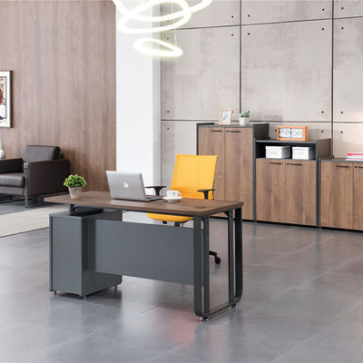 Myidea Customized Office Desk with Steel Legged Independent Desk Storage Space and Document/Data Storage Supervisor
