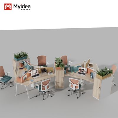 কেনা Myidea বড় স্টোরেজ ক্যাবিনেট, অফিস ডেস্ক, মুখোমুখি স্ক্রিন, কর্মী ডেস্ক এবং চেয়ার, কম্পিউটার ডেস্কের সাথে যুক্ত, এবং মাল্টি-পার্সন অফিস আসবাবপত্র online manufacture