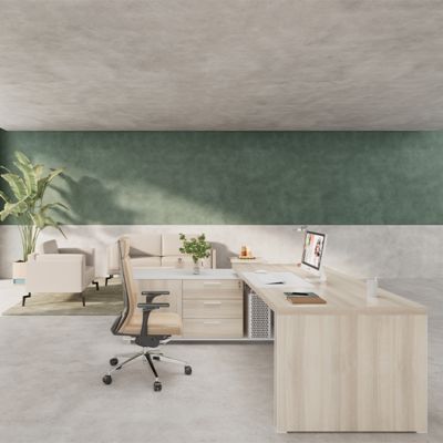 Office Desk, Boss'S Desk, Simple And Modern, CEO'S Desk, Office Furniture, Guangdong Light Luxury Manager'S Desk, Supervisor'S Desk