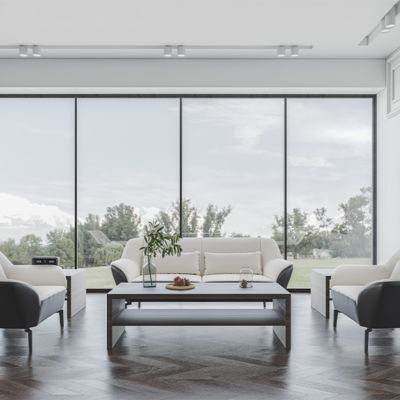 Small Coffee Table With Two Layers Of Storage, Living Room, Office, Side Table, Exit, Coffee Table