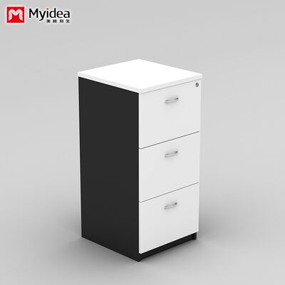 Customization Combination Lockable Fixed Cabinet for Office, Simple Desk Edge Low Cabinet with Drawers for Storing Items