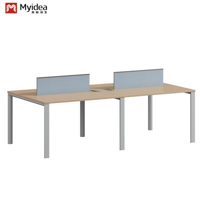 Two Staff Members Facing Each Other, Office Desk wholesale, Steel foot style, Office Furniture Desk wholesale