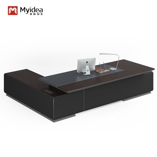Foshan President'S Desk, Supervisor'S Desk, Boss'S Desk, Office Desk And Chair Combination, Modern And Simple Large Class Desk, Office Furniture
