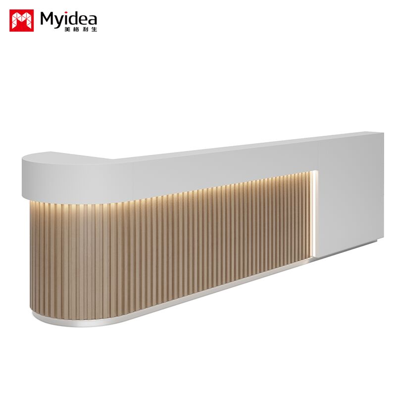 Grilled Front Desk, Cash Register, and the Reception Desk Can Be Customized