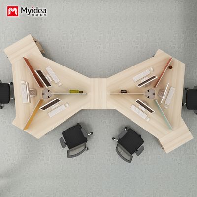 কাস্টমাইজেশন ডিজাইন সেন্স অফ কোম্পানি অফিস অ্যাকাউন্টিং এবং ফিনান্সিয়াল ডেস্ক স্টাফ ডেস্ক অনিয়মিত সংমিশ্রণ ডেস্ক