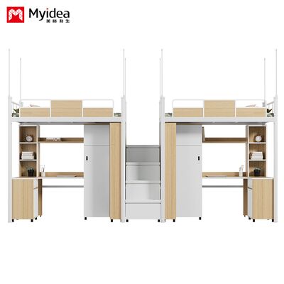 বিছানা এবং টেবিল, বড় স্টোরেজ স্পেস, পুরু কাউন্টারপ্লেস, গোলাকার নখ,স্টোরেজ, সিঁড়ি, এবং উচ্চ রক্ষণাবেক্ষণের জন্য সিল করা প্রান্ত