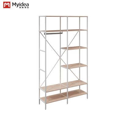 অ্যাপার্টমেন্টের জন্য স্টিল-ফ্রেমযুক্ত ওয়ারড্রোব এবং সিঙ্গেল-ডেকার বিছানা